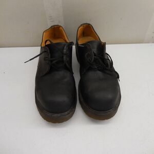 Vintage Dr. Martens Mens Black Original Made In England Oxford Shoes Size 8 90s